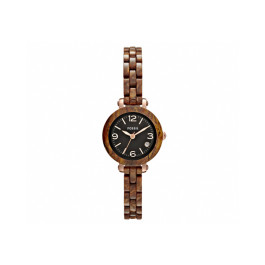Horlogeband Fossil JR1410 Kunststof/Plastic Bruin 10mm